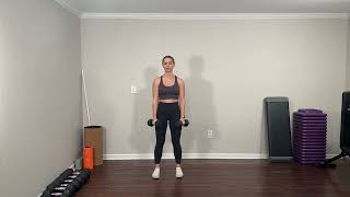 Exercise Library Dumbbell Crossbody Hammer Curl [upl. by Bez]