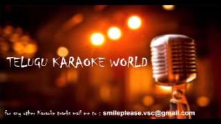 Aadinchi Ashtachemma Karaoke  Asta Chemma  Telugu Karaoke World [upl. by Trust]