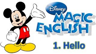 Magic English 1  Hello  ENGLISH WITH CARTOONS FOR KIDS [upl. by Bradwell611]