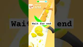 fruit cutting game 🍅🥕🥑🍠🍉🍑 fruit gaming shorts youtube part 77 [upl. by Oile611]