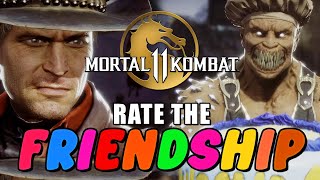 RATE THE FRIENDSHIP Mortal Kombat 11 Ultimate All Friendships Rated [upl. by Cordier]