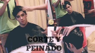 Corte y Peinado para Hombre  HairStyle Man [upl. by Aerdnac]