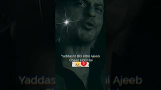 Yaddasht Bhi Kitni Ajeeb🥺💔😥SRK ShayariShortsShortsfeedTrendingShortsViralShortsSadShorts [upl. by Mis]