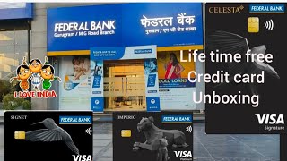 federal bank credit card unboxing [upl. by Loginov781]