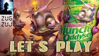 Lets Play Oddworld Munchs Oddysee German Blind100HD Vol1 [upl. by Broddie]