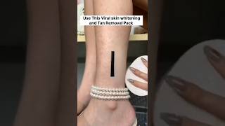 Remove Suntan Easily At Home  Easy pedicure  Manicure shorts viralvideo [upl. by Leaffar97]