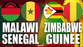 🔴 LIVE  🇲🇼🇸🇳 MALAWI  SENEGAL  🇿🇼🇬🇳 ZIMBABWE  GUINEE  CAN 2022  De gros enjeux [upl. by Constantina711]