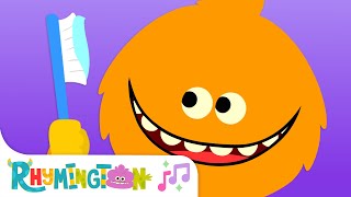 Brush Your Teeth  Monster Songs for Kids  Rhymington Square [upl. by Araiek]