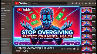 Stop Overgiving Protect Your Mental Health [upl. by Notsyrb]