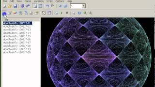 Making Fractal Apophysis Sphere  Wallpaper [upl. by Handal]