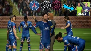 PSG 2122 Season Latest Kits amp Logo for DLS 22 [upl. by Russon898]