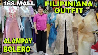 PRICEDESIGN UPDATE MODERN FILIPINIANA DRESS ALAMPAY BOLEROBARONG BOUTIQUE CENTER 168 MALL [upl. by Dorsey]