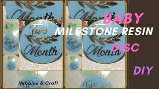 Resin glitter Baby Milestone [upl. by Dexter]