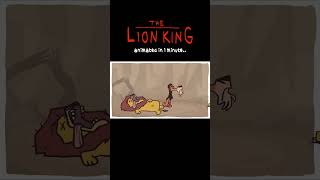 Lion King in ONE MINUTE shorts [upl. by Donell]