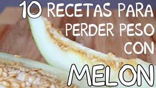 10 batidos de melón para dietas bajas en calorías APERDERPESOCOM [upl. by Llekcm]