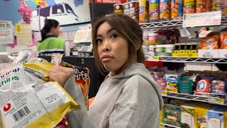 GOING TO THE KOREAN STORE HMART BUYING EVERY ASIAN SNACK [upl. by Hgielanna]