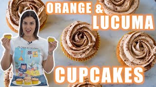 Orange amp Lucuma Cupcakes  Eating with Andy [upl. by Orji]