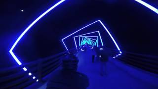 High Trestle Trail Bridge at night [upl. by Eissak]