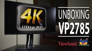 ViewSonic VP27854K UHD 27” Review Piezas y Montaje Monitor Profesional [upl. by Atiekram326]