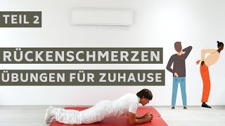 Übungen bei Rückenschmerzen  Teil 2 [upl. by Teirrah]