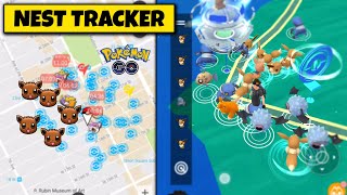 Pokémon Go new Nest tracker  Pokémon go Rare Pokémon Nest  Unlimited Rare Pokémon Location [upl. by Ttennej]