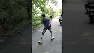 new roller skating 💯 public reaction😄😄 viral [upl. by Maggy]