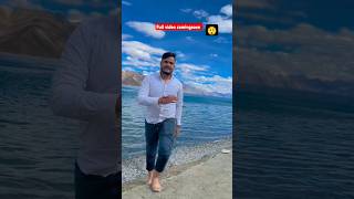 Pangong lake new videopangonglake ladakhtrip TravelwithUpwalaajay travel bikeride [upl. by Attelliw]