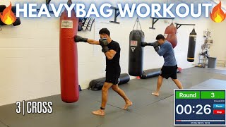 10 Minute Heavy Bag Workout  NONSTOP Follow Along [upl. by Shirley940]