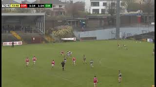 TENSE LAST FEW MINUTES  CORK V KERRY  2024 MCGRATH CUP FOOTBALL FINAL [upl. by Airdna236]