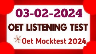 OET Listening Sample For Nurses  Test 29 OET Listening practice test 20 nurses exam online 2024 [upl. by Kciredohr]