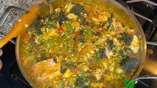 Seafood Okra Soup A Must Try Recipe [upl. by Nosneb]