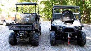 Intimidator Electric UTV vs HuntVe Switchback [upl. by Vaasta]