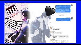 Kageyamas past∼🖤💙∼Kageyama as Kousei Arima AUAngstTextsYour lie in April x HaikyuPart 2 [upl. by Ahsel]