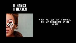 Beyoncé  II HANDS II HEAVEN TraducciónEspañol [upl. by Ellered]