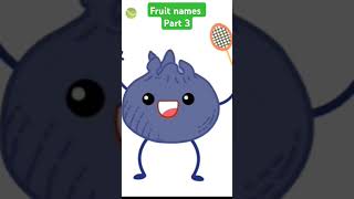 Fruit names for kids shortsyoutubeshorts fruit names [upl. by Osrick]