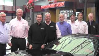 Rick Hendrick picks up his VIN 1 Z06 at the National Corvette Museum [upl. by Leahsim442]