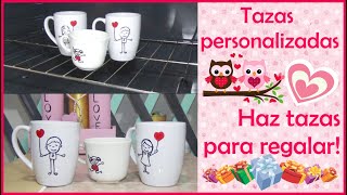 Tazas personalizadas DIY tazas para regalar [upl. by Pease]