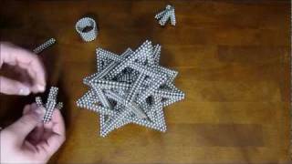 Tutorial Compound of Five Tetrahedra Zen Magnets [upl. by Pierro]