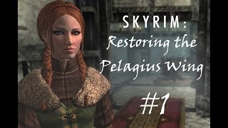 SKYRIM DIY Restoring the Pelagius Wing 1 [upl. by Ludba]