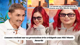 Louane Réagit aux Critiques sur sa Prestation aux NRJ Music Awards [upl. by Ahsoek]