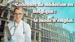 médecine belgique concours fonctionnement [upl. by Kenwrick995]