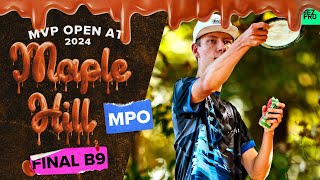 2024 MVP Open  MPO FINALB9  Gossage Wysocki Buhr Proctor  Jomez Disc Golf [upl. by Hausner]