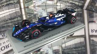 Spark 143 Alex Albon Williams FW45 23 ‘Williams 800th Grand Prix Livery’ 8th British GP 2023 [upl. by Alyda74]