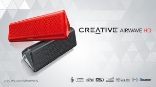 Creative Airwave HD  Portable Wireless Speaker with NFC [upl. by Jessi783]