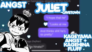 ‘Juliet’  Kageyama Angst  Kagehina fluff  HQ Text Story [upl. by Tadd]