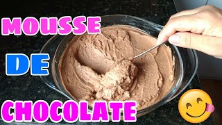 Recheio Mousse de CHOCOLATE para bolos e tortas [upl. by Yllak978]