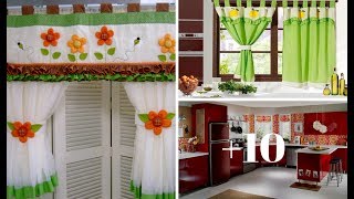 13 IDEAS DE CORTINAS PARA TU COCINA QUE QUIZÁS NO SE TE HAYAN OCURRIDO Y PUEDES HACER TAMBIÉN [upl. by Aicittel]