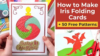 How to Iris Fold 💗 A Beginners Guide to Iris Folding  With OR Without a Cricut [upl. by Filia]