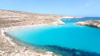 Isola dei Conigli vista dal drone [upl. by Anahsirk]