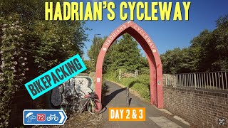 Hadrian’s Cycleway Day Two amp Three  Carlisle to South Shields  NCN 72 bikepacking [upl. by Papert]